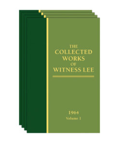 Collected Works of Witness Lee, The (1964) Vol. 1 - 4