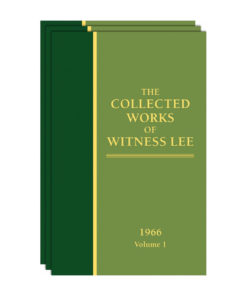 Collected Works of Witness Lee, The (1966) Vol. 1 - 3