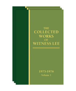 Collected Works of Witness Lee, The (1975-76) Vol. 1 - 3