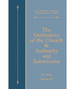 Collected Works of Watchman Nee, The (Set 3), Vol. 47-62 (1)